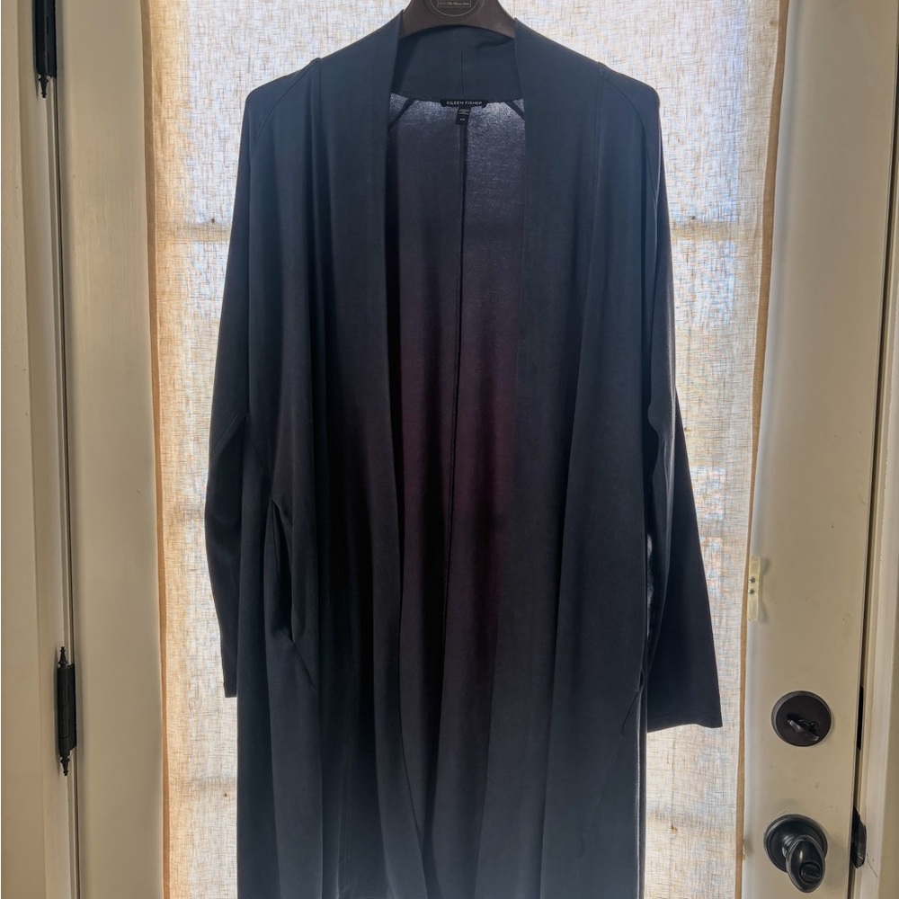 Eileen Fisher Navy Blue Cadigan/ Duster